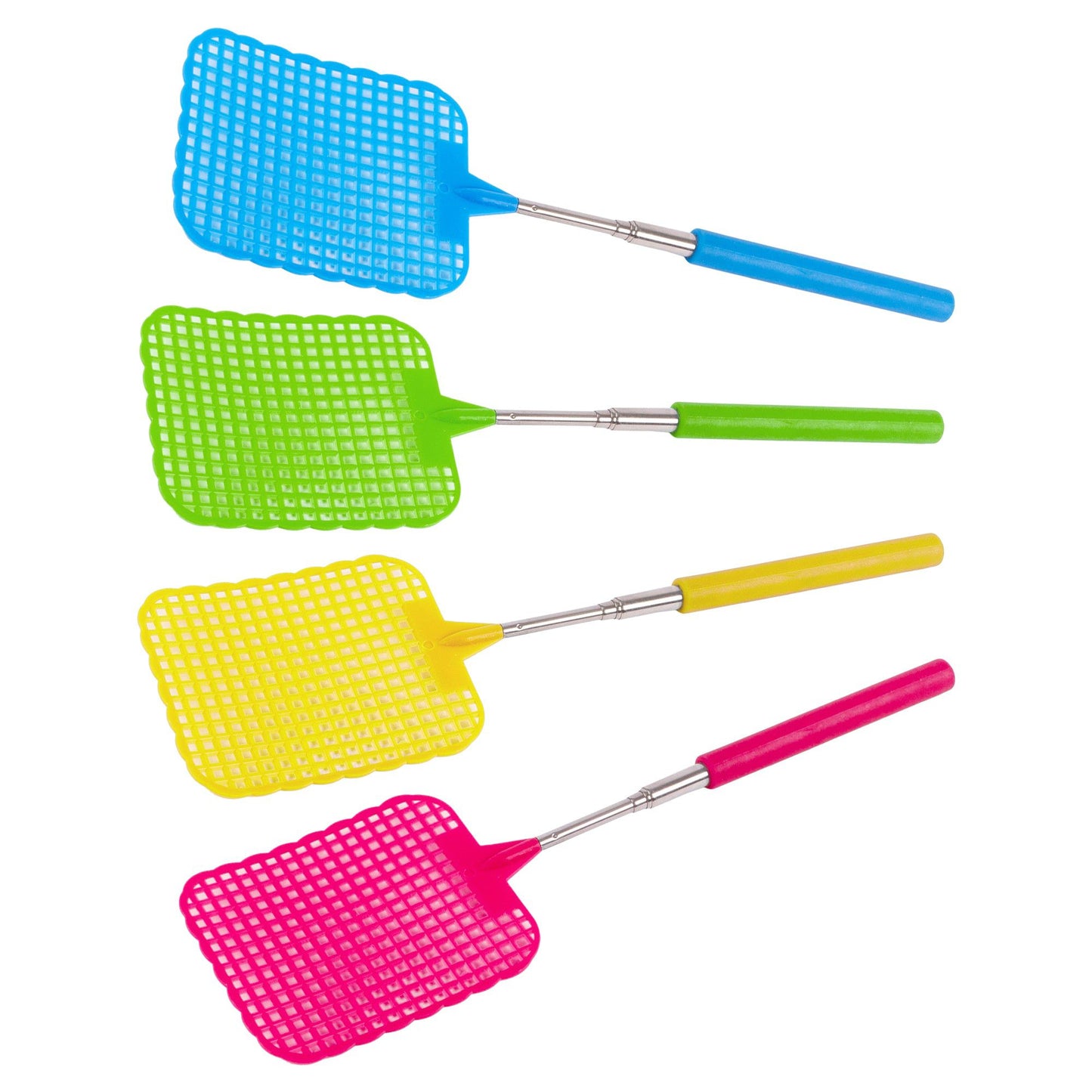 Assorted Stainless Steel Extendable Fly Swatter