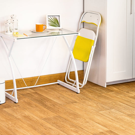 Yellow Wave Padded Folding Chair - Pack of Six