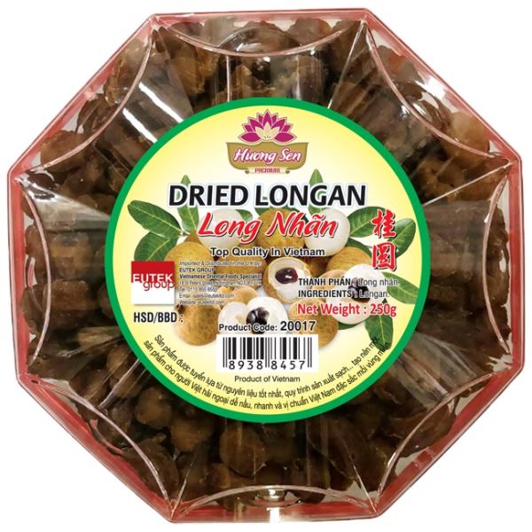 HUONG SEN Dried Longan Long Nhan 250g