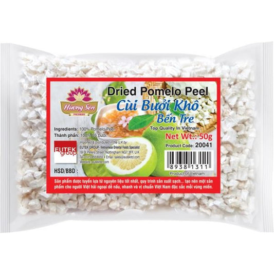 HUONG SEN Dried Pomelo Peel Cui Buoi Kho 50g