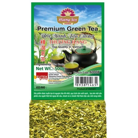 HUONG SEN Premium Green Tea Tra Xanh Tan Cuong Thuong Hang 500g