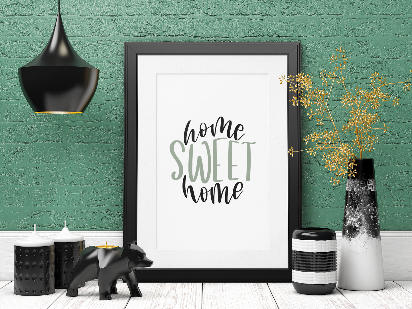 Home Sweet Home Simple Home Wall Decor Print