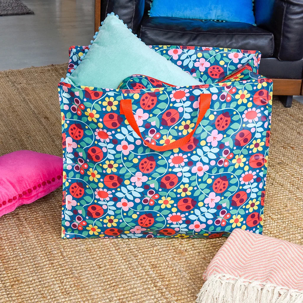 Jumbo storage bag - ladybird