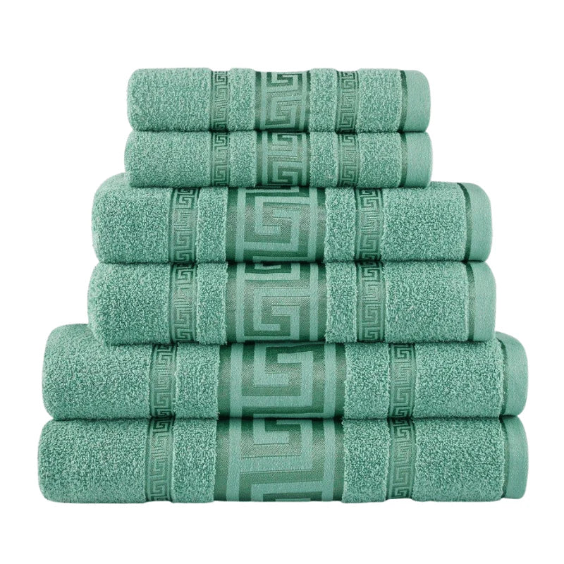 Jumbo bath sheet - Royal Greek green
