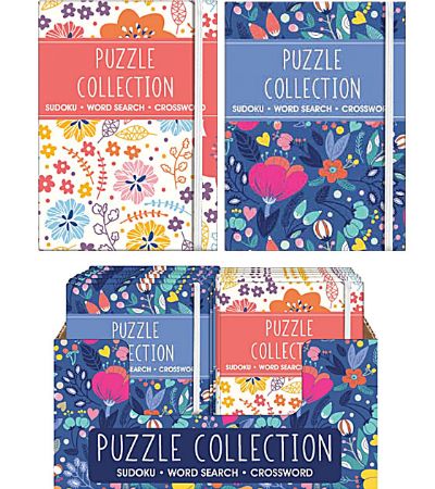 A6 floral puzzle collection book