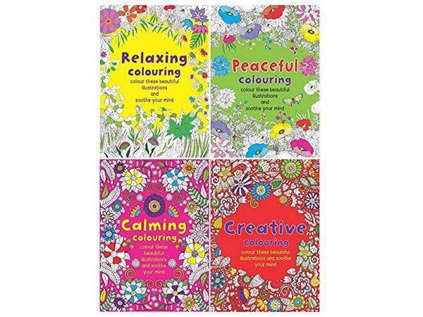 A4 advanced colouring book