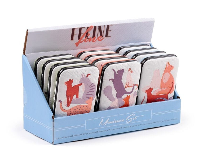 Feline 5 piece manicure set