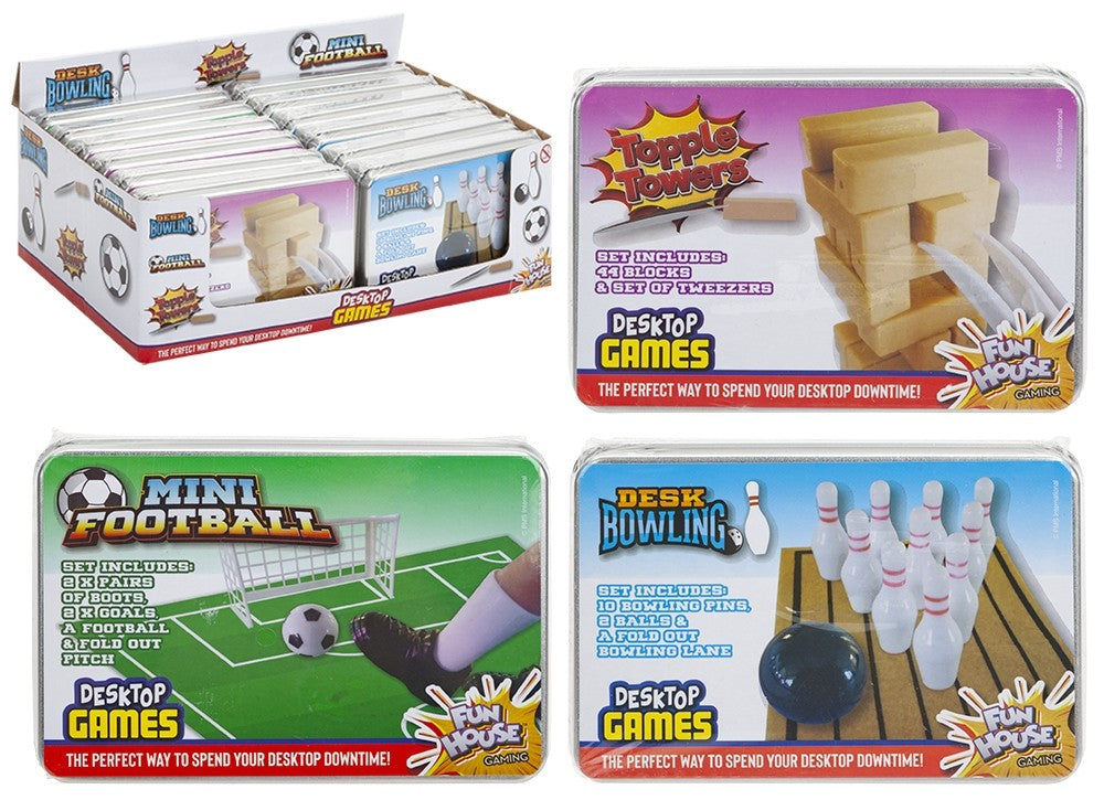 Desktop mini game in tin
