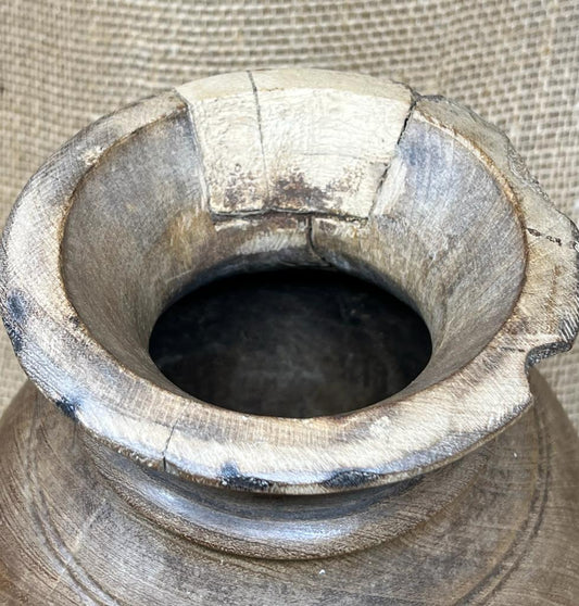 Vintage Teak Vase KX3112