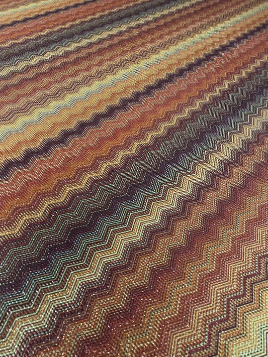 Zigzag Knit Fabric with Lurex