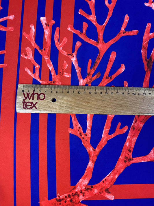 Coral Pattern Fabric Panel – Multiple Fabric Options, Sold by Metre