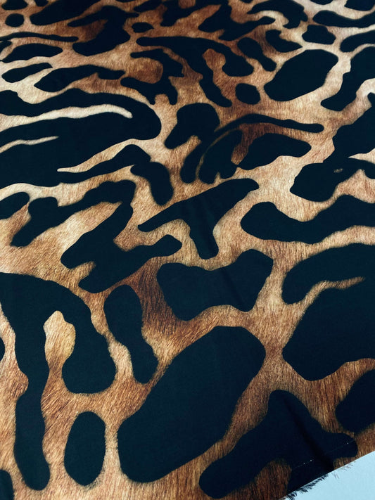 Big Leopard Print Fabric – Fabric by Metre, Multiple Options for Sewing & Dressmaking