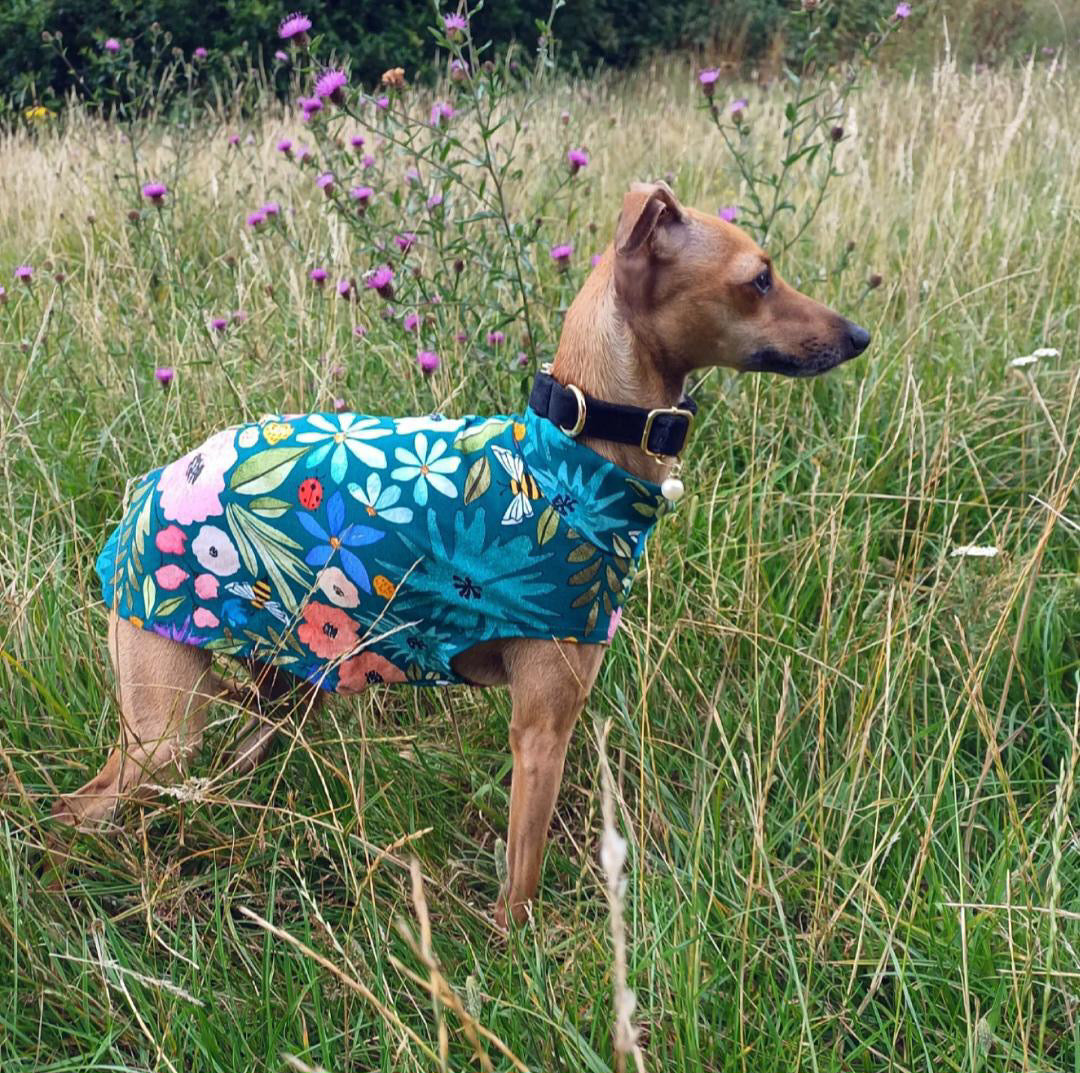 Jersey Vest - Floral Stripe