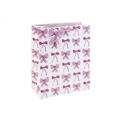 Medium gift bag - pink bow