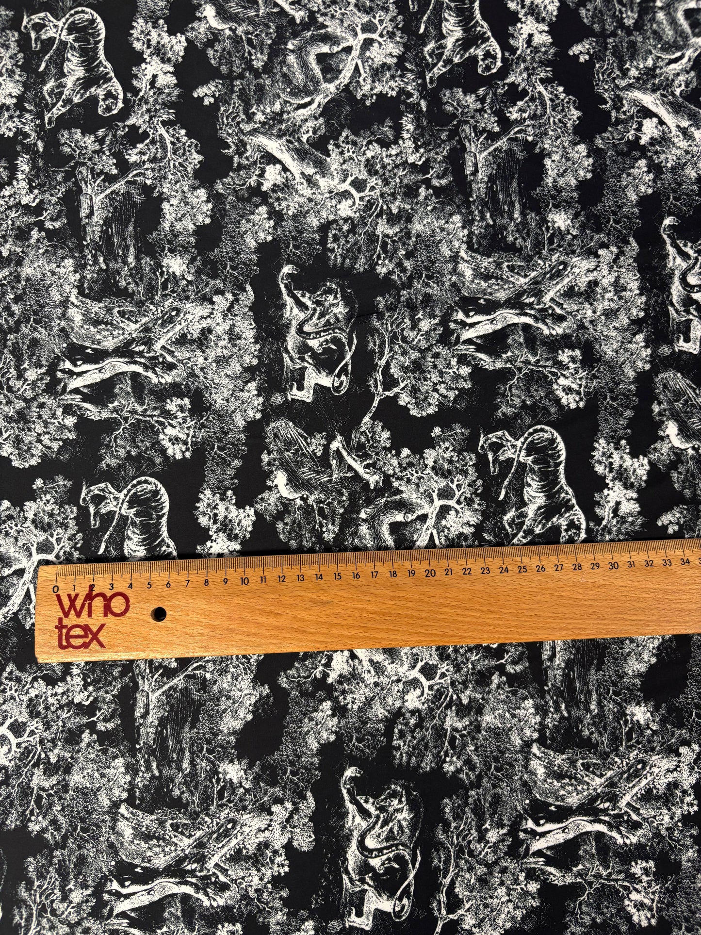 Black & White Satin Fabric by the Metre – Toile de Jouy Scenic