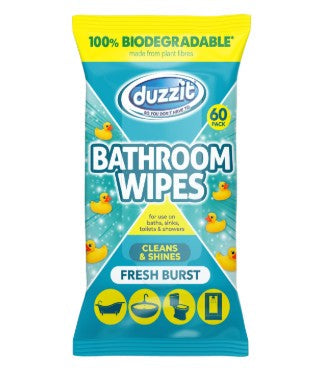 Duzzit bathroom wipes - fresh burst