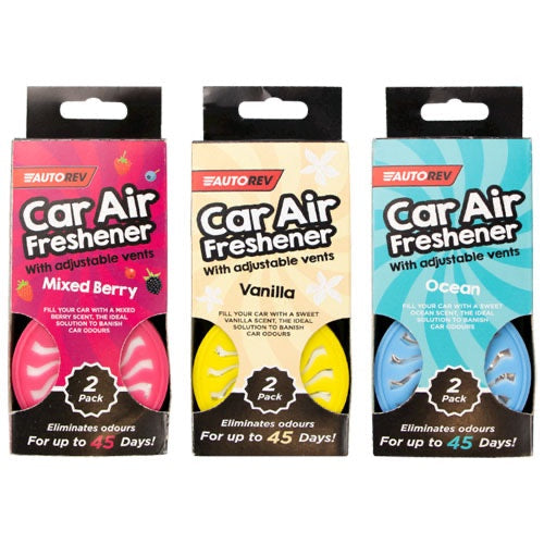 Adjustable car air fresheners 2 pack