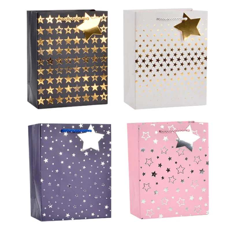 XL gift bag - foiled star