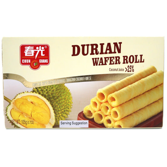 CHUN GUANG Durian Wafer Roll 105g