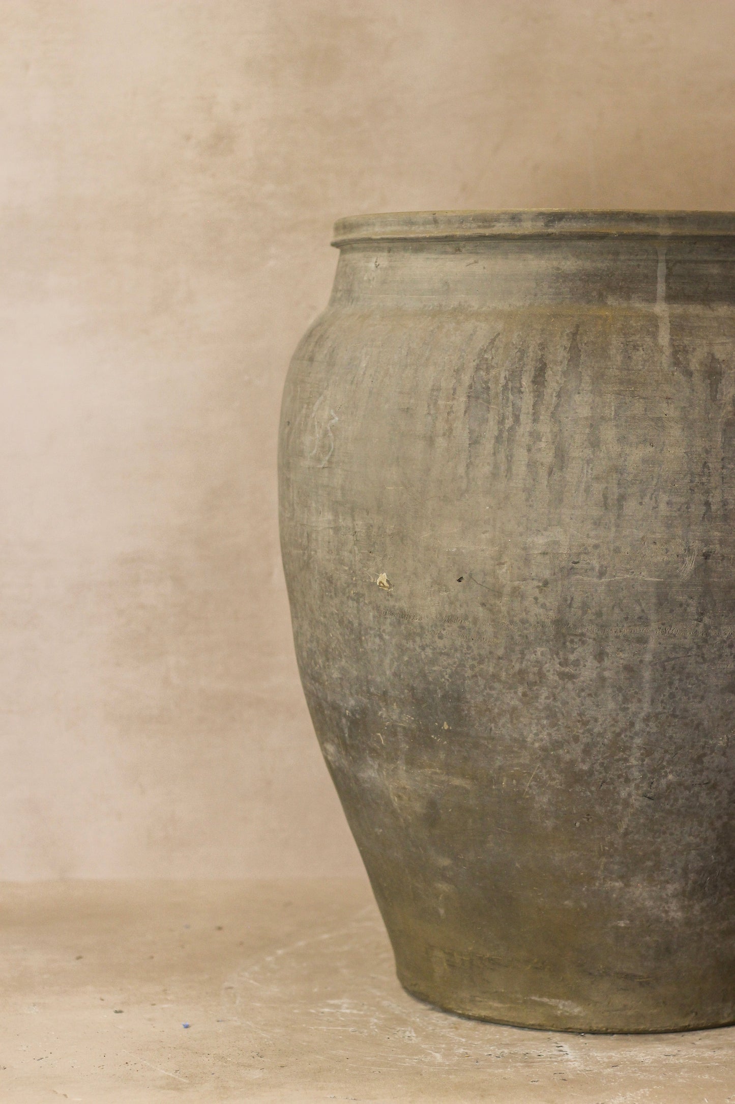 Large Grey Asian Pots - LG02