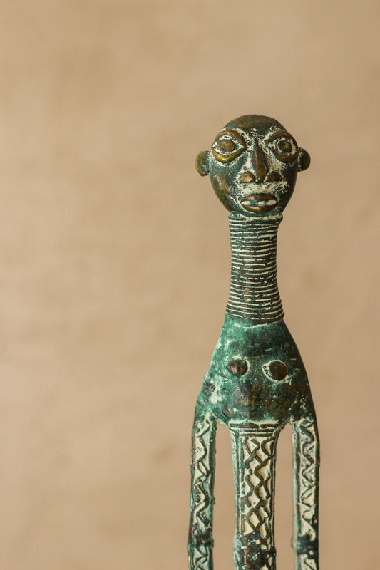 Benin Bronze Sculpture - 1.1