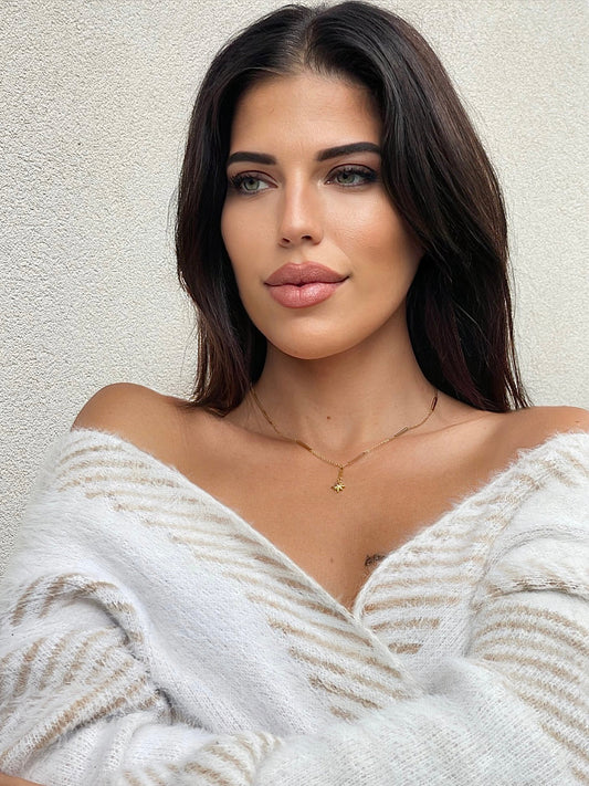 Tara Luxe 18k Gold Plated Star Necklace