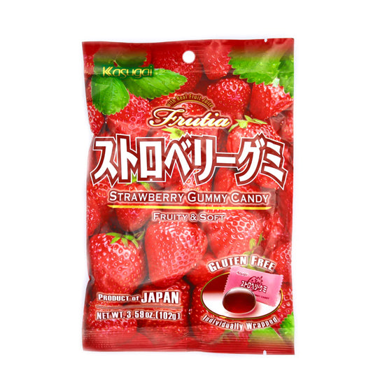 KASUGAI Strawberry Gummy Candy 102g