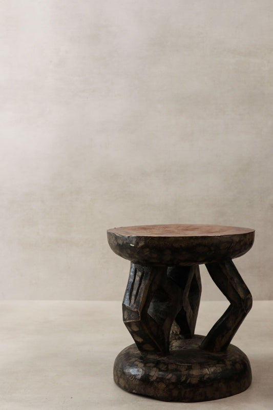 Vintage Tonga Stool - Copper Top - 25.2