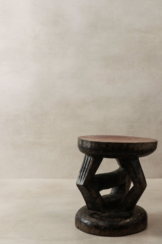 Vintage Tonga Stool - Copper Top - 25.1