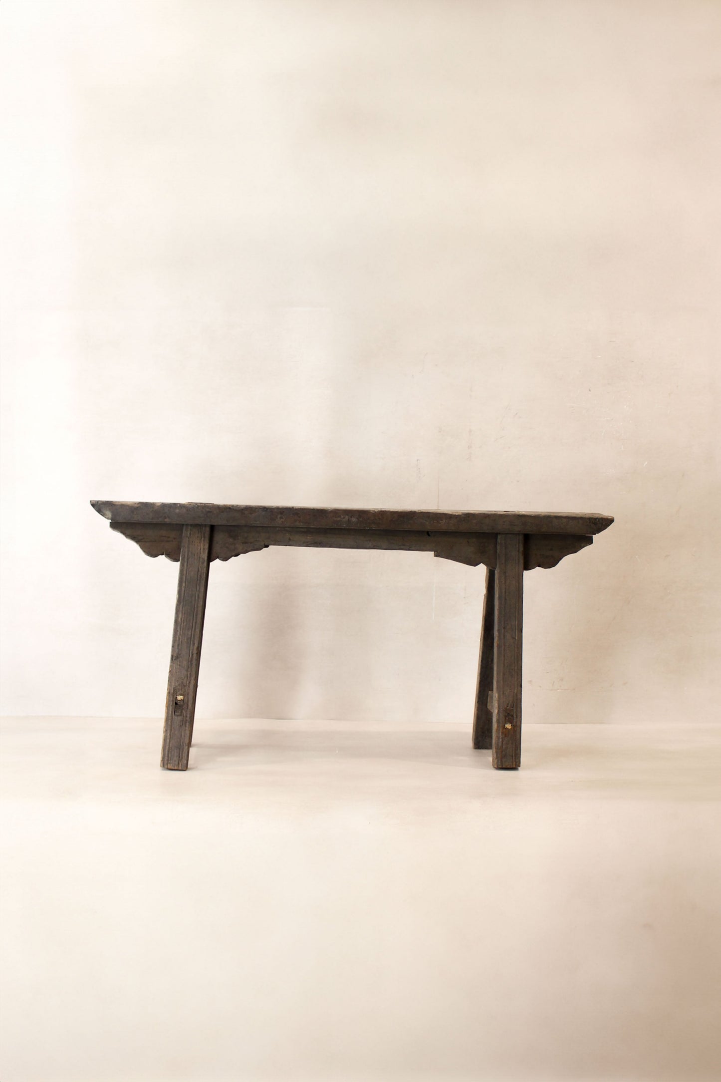 Antique Rustic Elm Bench 06