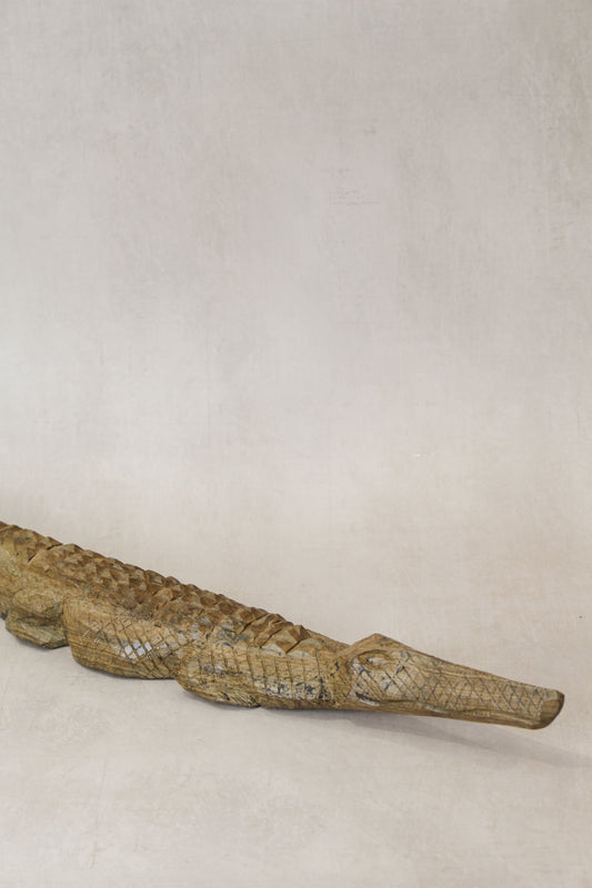 Zimbabwe Crocodile sculpture 56.1