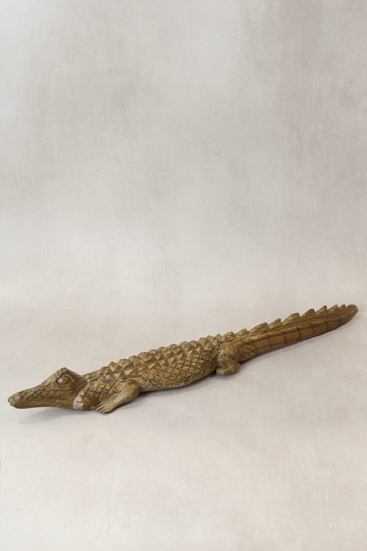Zimbabwe Crocodile sculpture 56.2