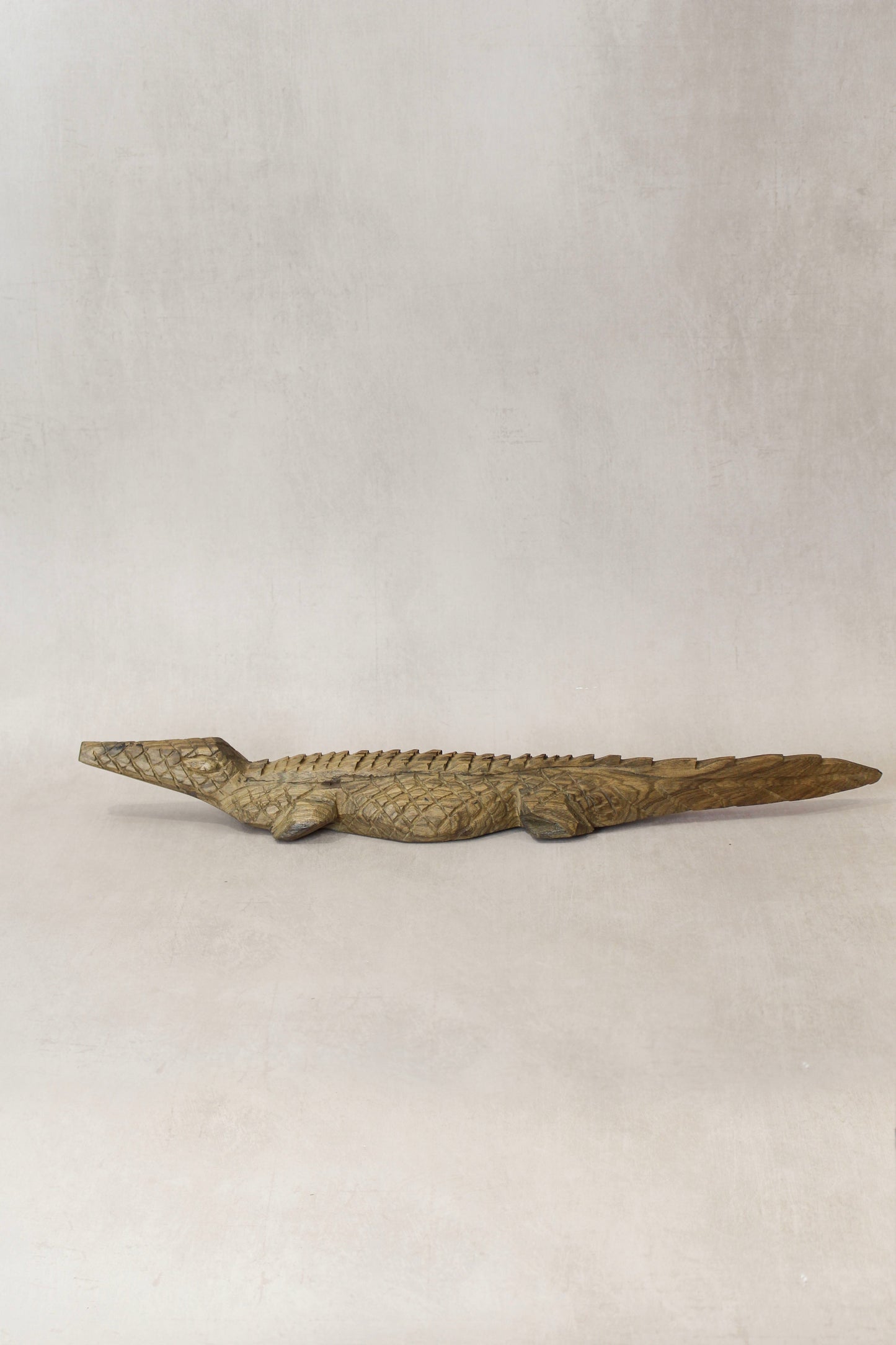 Zimbabwe Crocodile sculpture 56.4