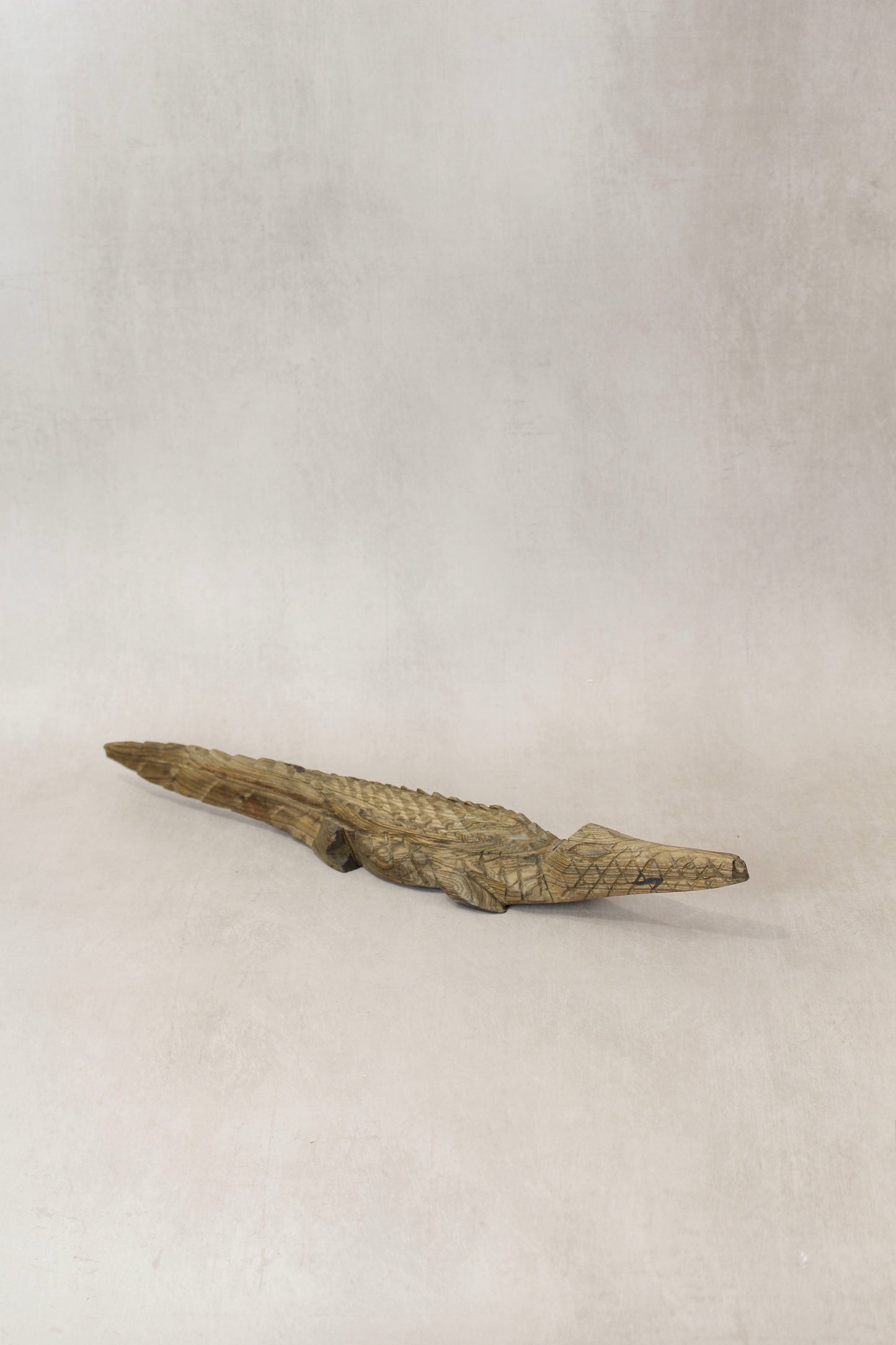 Zimbabwe Crocodile sculpture 56.4