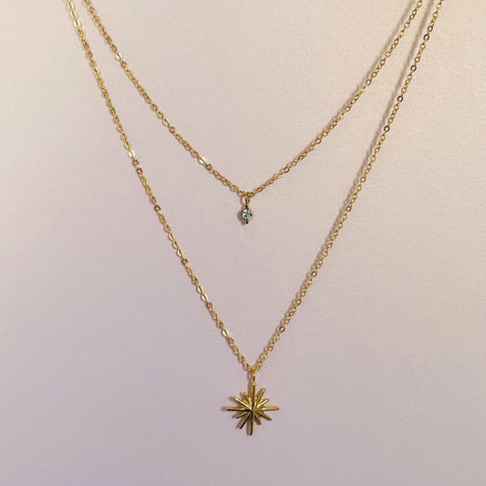 Angelique Luxe 18k Gold Plated Necklace