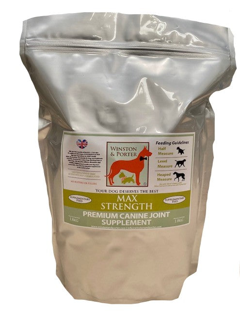 Max Strength Premium Canine Joint Supplement - Adult Working & Performance From