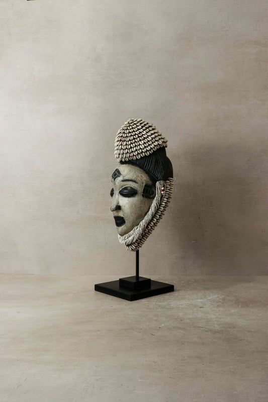 Beaded Punu Mask, Gabon - 6.4