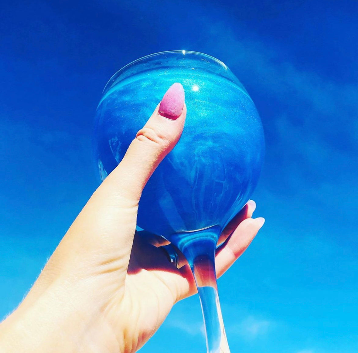 Blue Edible Drink Shimmer