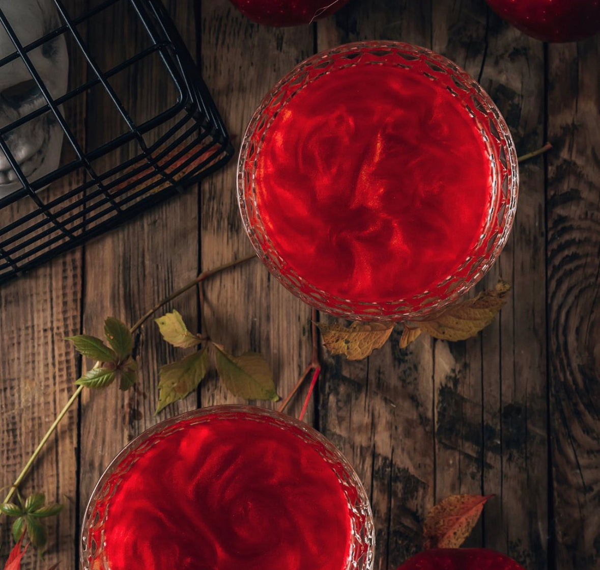 Red Edible Drink Shimmer