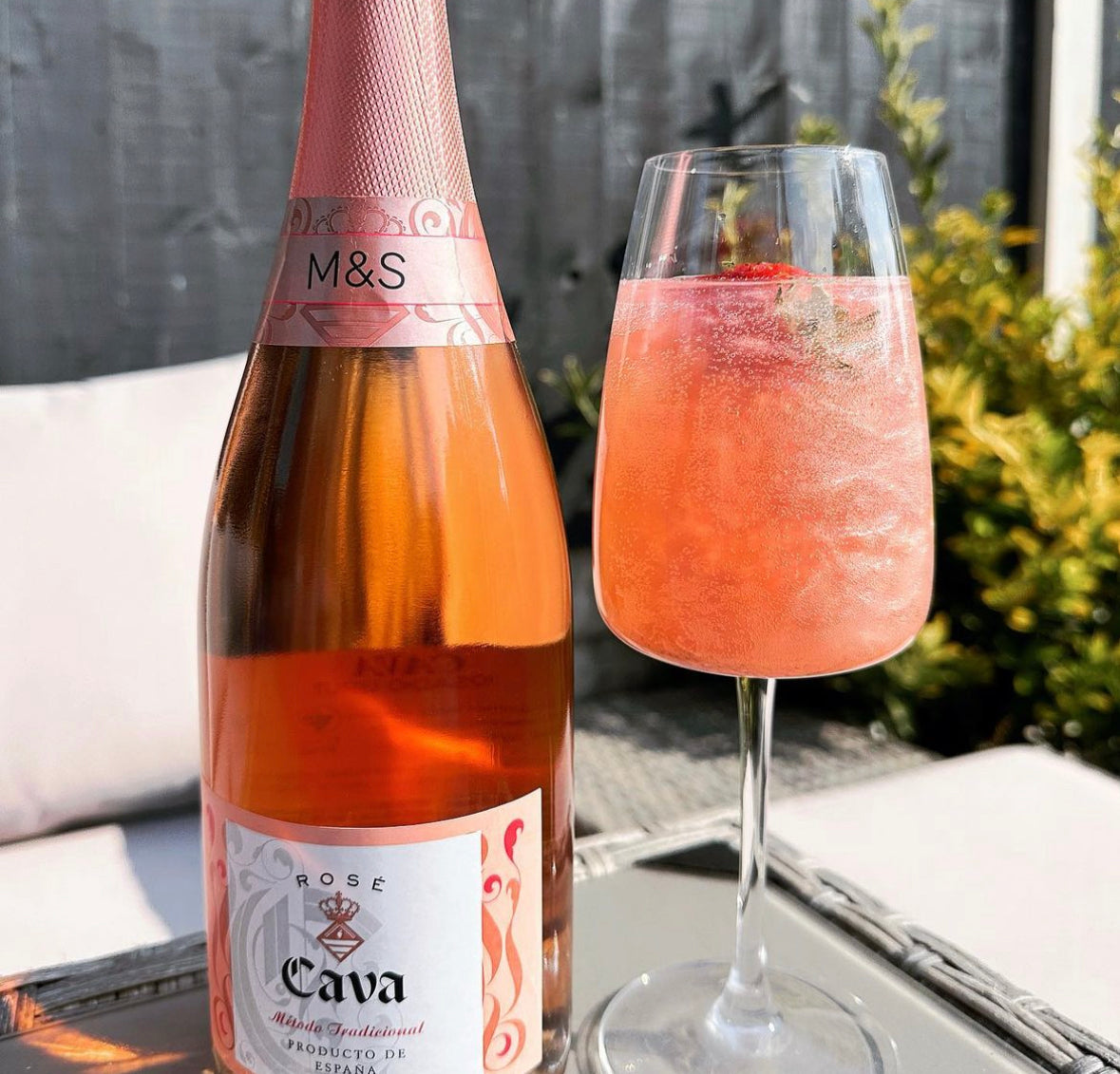 Rose Gold Edible Drink Shimmer