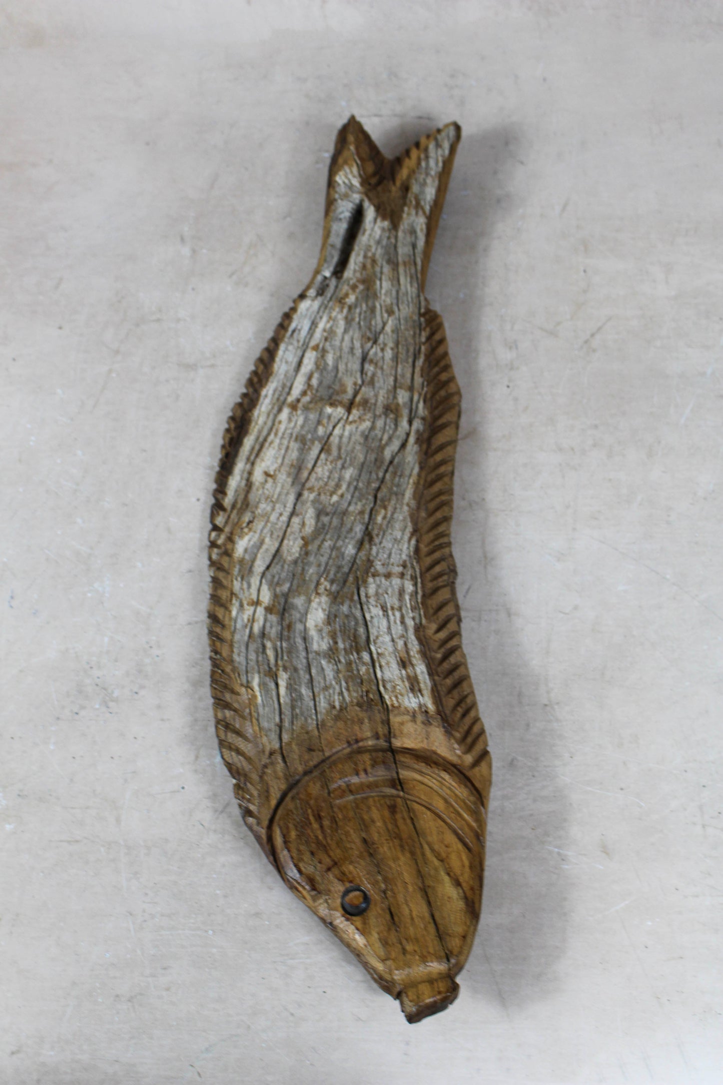 Driftwood Hand Carved Fish - 116.2