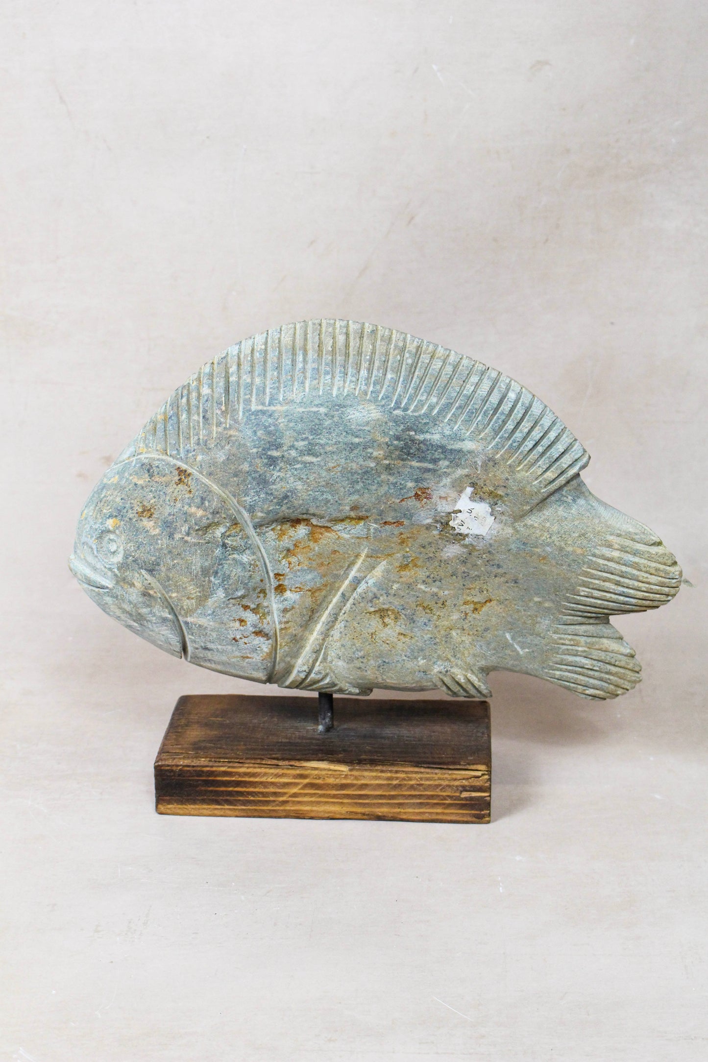 Stone Fish Sculpture - Zimbabwe - 159.10