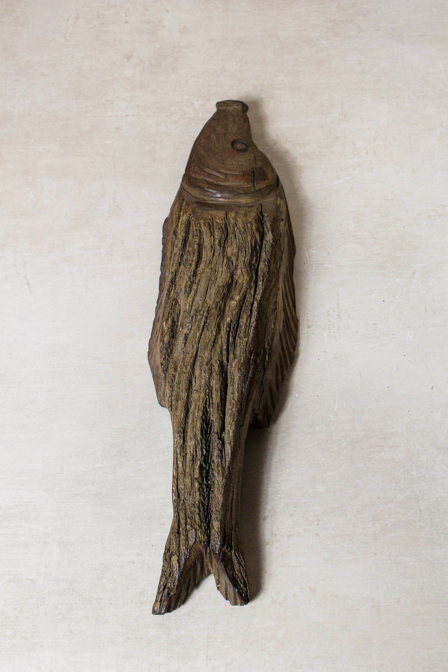 Driftwood Hand Carved Fish - 116.14