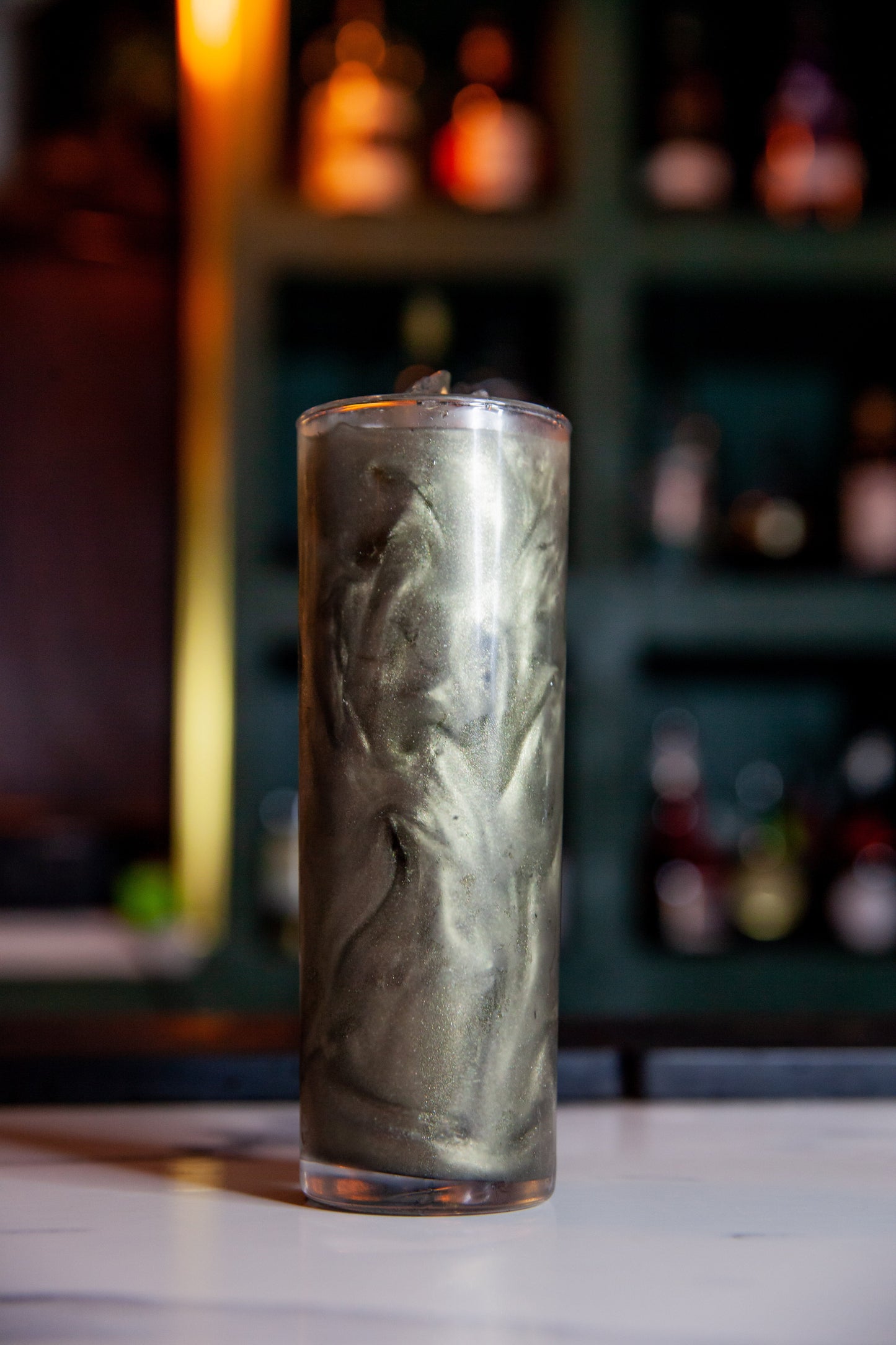 Silver Edible Drink Shimmer