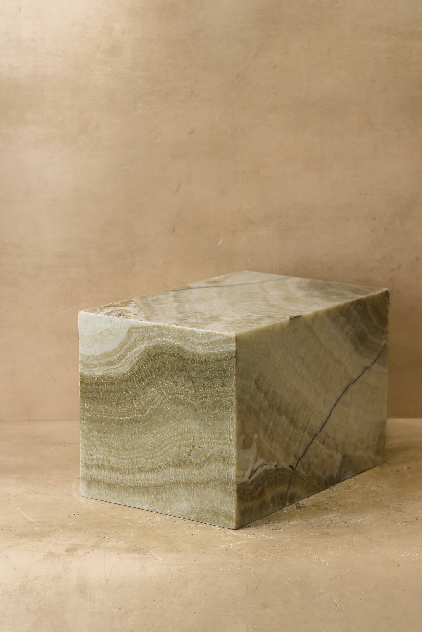 Onyx Side Table Pedestal - Hollow - No 10