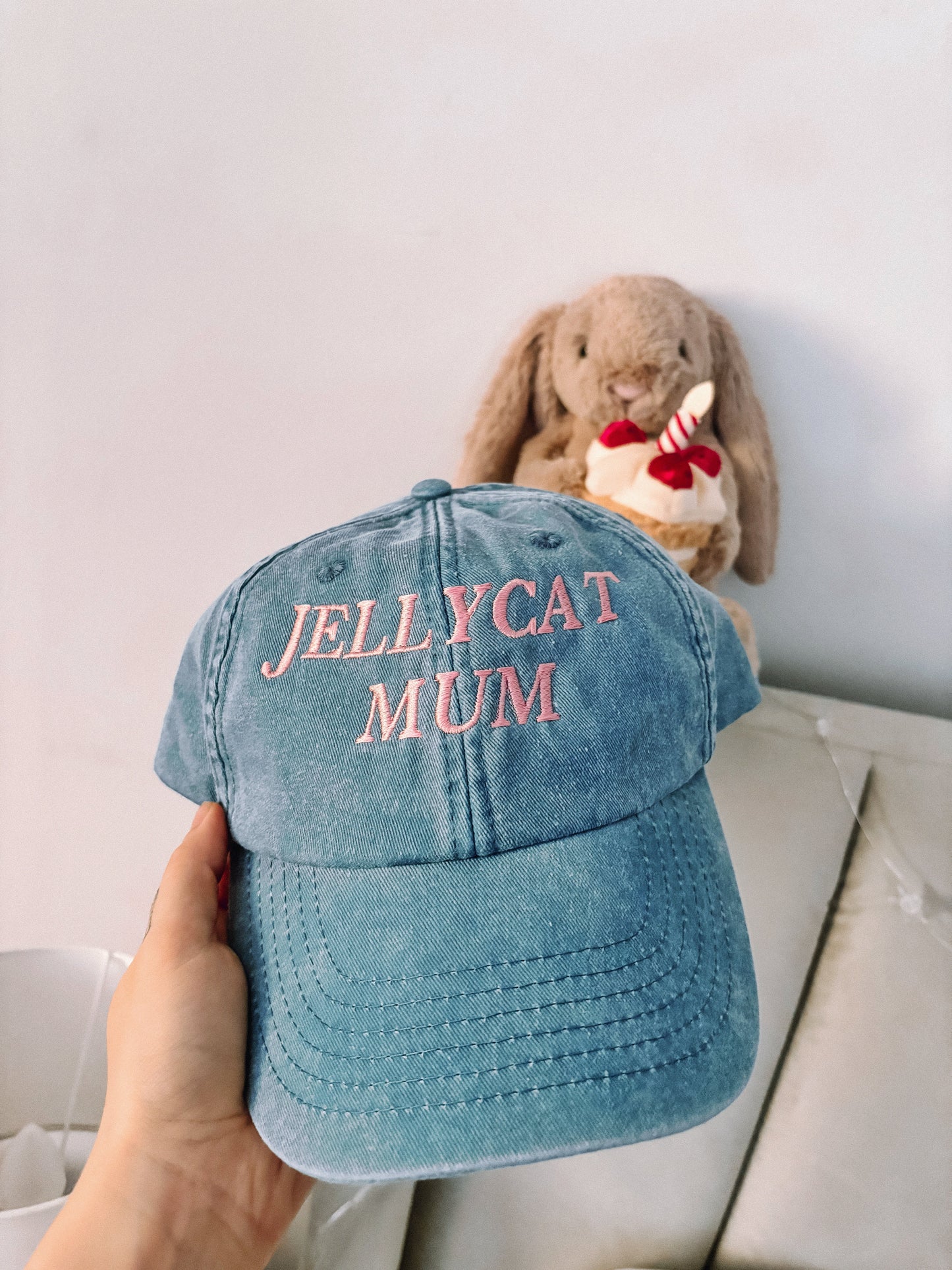 Jellycat Mum embroidered baseball cap