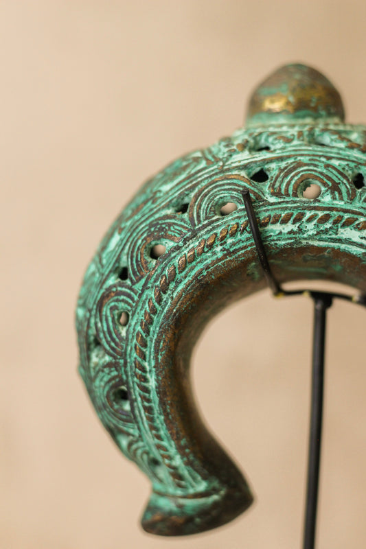 Benin Bronze Bangle - 107F