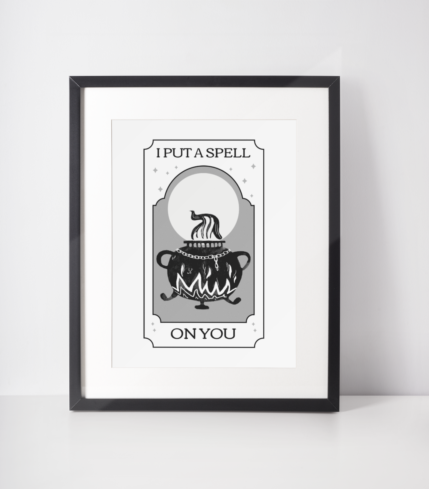 I Put A Spell On You Halloween Seasonal Wall Home Decor Print