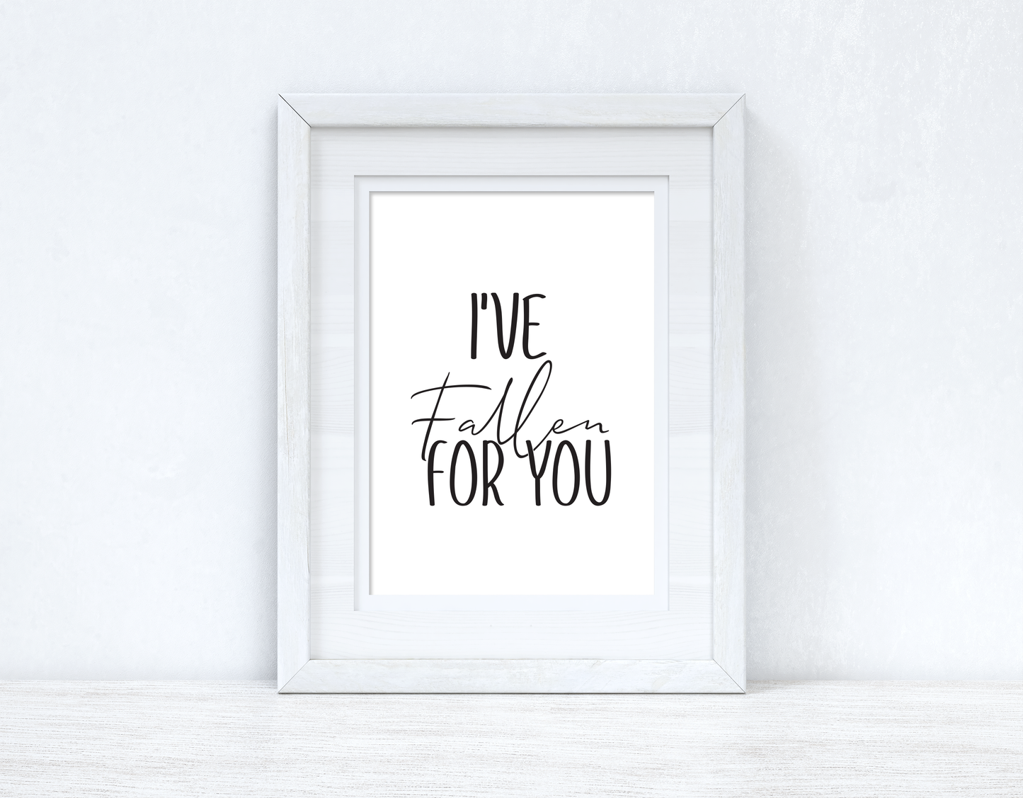 I've Fallen For You Autumn Seasonal Wall Home Decor Print
