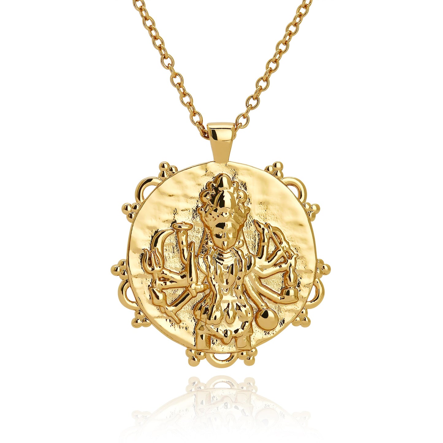 Goddess Kali Necklace (Gold)